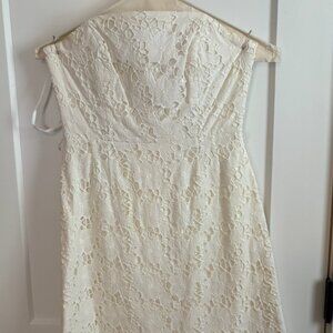 Lilly Pulitzer - White Eyelet Strapless Dress - Size 4
